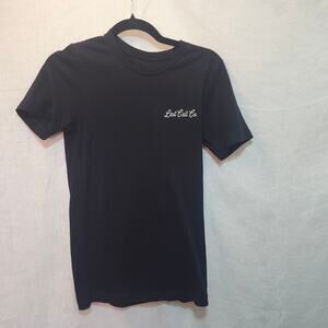 Unisex xsmall black last call T-Shirt graphic design tore up chick